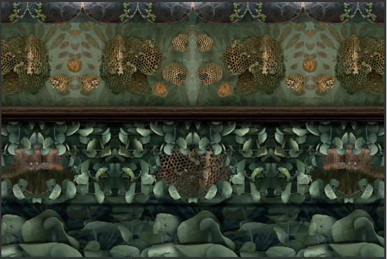 Specimen Panel with Eucalyptus, Turtle Shells and Honeycomb, detalhe 2, 2010