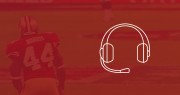 O design dos fones de ouvido da Liga Nacional de Futebol Americano