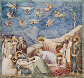 A Lamentação de Cristo - Giotto di Bondone - 1303 a 1305
