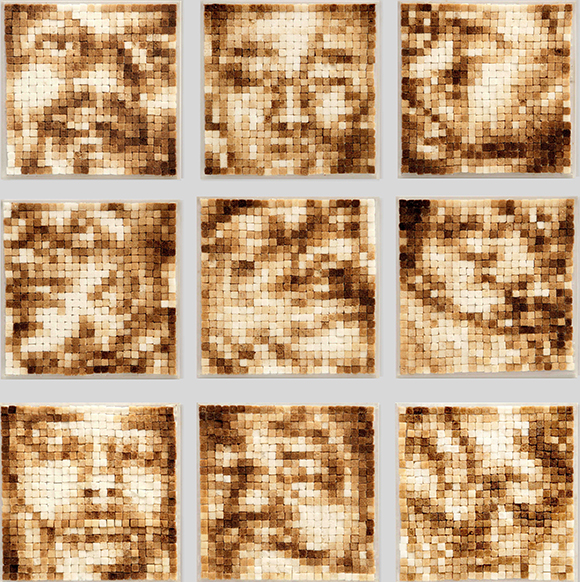 Pixeles, 1999-2000  |  Link de origem: http://mor-charpentier.com/artist/oscar-munoz/